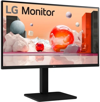 Монитор LG 27" 27BA45QB-B черный IPS LED 16:9 HDMI M/M матовая HAS Piv 1000:1 350cd 178гр/178гр 2560x1440 75Hz DP 2K 8.1кг