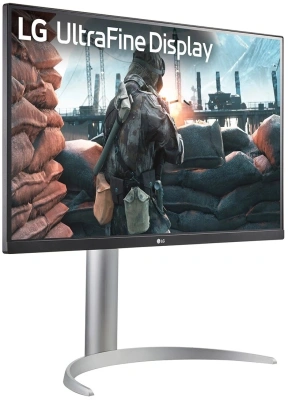 Монитор LG 27" UltraFine 27UP650K-W черный IPS LED 16:9 HDMI матовая HAS 1200:1 400cd 178гр/178гр 3840x2160 60Hz DP 4K 5.9кг