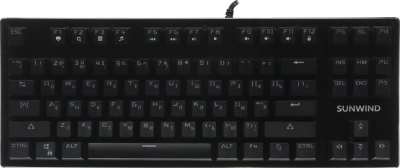 Клавиатура SunWind SW-K900G механическая черный USB Multimedia for gamer LED (1422332) кабель 1.8м