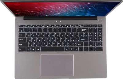 Ноутбук IRU Strato 16ALMR Core i7 12650H 32Gb SSD512Gb Intel UHD Graphics 16" IPS FHD (1920x1200) Windows 11 Pro grey WiFi BT Cam 5400mAh (2164683)