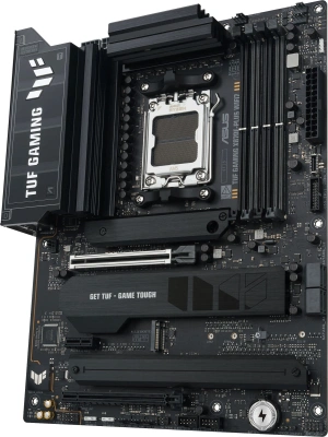 Материнская плата Asus TUF GAMING X870E-PLUS WIFI7 Socket AM5 AMD X870E 4xDDR5 ATX AC`97 8ch(7.1) 2.5Gg RAID+HDMI