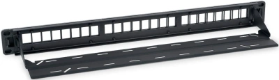 Патч-панель наборная Cabeus PLB-24 19" 1U 24xKeystone UTP