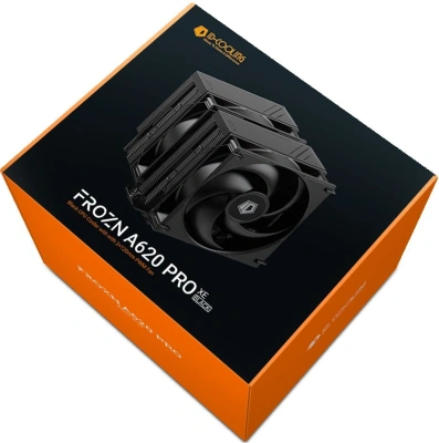 Устройство охлаждения(кулер) ID-Cooling Frozn A620 Pro Xe нет подсветки Soc-AM5/AM4/1200/1700/1851 черный 4-pin 27.2dB Al+Cu Ret (FROZN A620 PRO XE BLACK)