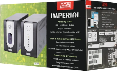 Источник бесперебойного питания Powercom Imperial IMP-3000AP 1800Вт 3000ВА черный