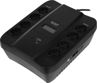 Источник бесперебойного питания Powercom Spider SPD-900U LCD 540Вт 900ВА черный
