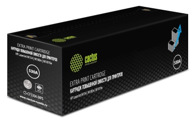 Картридж лазерный Cactus CS-CF530A-MPS CF530X черный (3300стр.) для HP CLJ Pro M154a/M154nw/MFP M180n/M180nw/M181fw