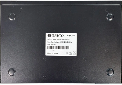Коммутатор Origo OS6208 OS6208/A1A (L2) 8x10Гбит/с управляемый