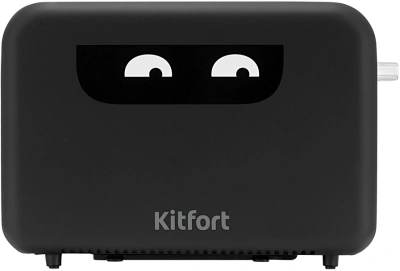 Тостер Kitfort КТ-6497 850Вт черный/стальной