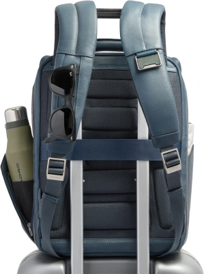 Рюкзак мужской Piquadro Tebe CA7158W144/BLU синий натур.кожа