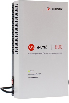 Стабилизатор напряжения Штиль ИнСтаб IS800 600Вт 800ВА белый