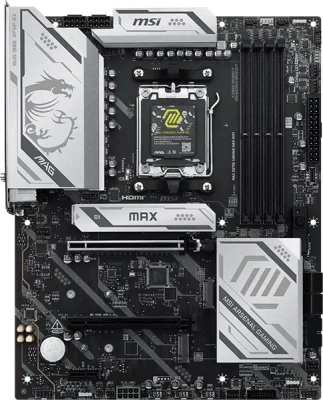 Материнская плата MSI MAG X870E GAMING MAX WIFI Socket AM5 AMD X870E 4xDDR5 ATX AC`97 8ch(7.1) 5Gigabit RAID+HDMI