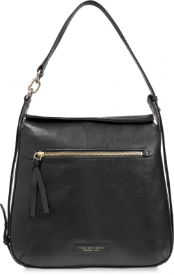 Сумка женская The Bridge Ingrid 04572501/30 черная натур.кожа