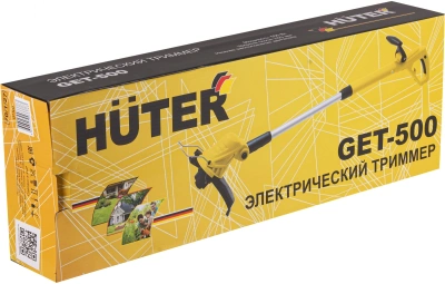Триммер электрический Huter GET-500 500Вт неразбор.штан. реж.эл.:леска
