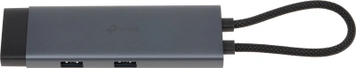 Разветвитель USB-C TP-Link UH7020C 2порт. серый