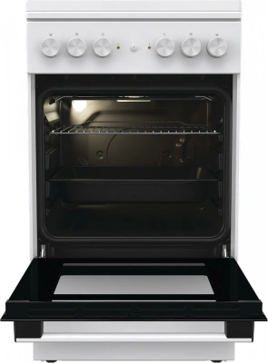 Плита Комбинированная Gorenje GK5A12WG белый (металлическая крышка) реш.сталь