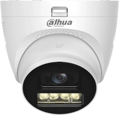 Камера видеонаблюдения аналоговая Dahua DH-HAC-HDW1801TQP-IL-T-0280B 2.8-2.8мм HD-CVI HD-TVI цв. корп.:белый
