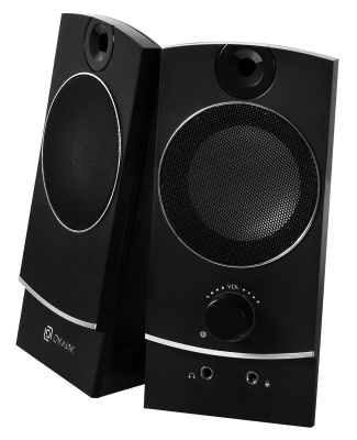 Колонки Оклик OK-118 2.0 черный 4Вт