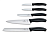 Набор ножей кухон. Victorinox Swiss Classic 6.7133.5G компл.:5предм. черный подар.коробка