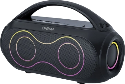 Колонка порт. Digma D-PS1532 черный 60W 2.0 BT 10м 3600mAh (PS1532B)