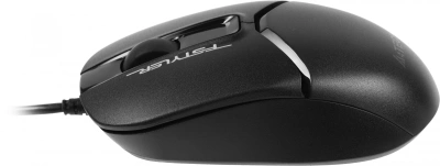 Мышь A4Tech Fstyler FM12S черный оптическая 1200dpi silent USB 3but (FM12S BLACK)