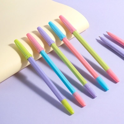 Ручка шариков. Deli P1 (EQ6Z) d=0.7мм син. черн. карт.уп.