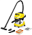 Строительный пылесос Karcher WD 4 P S V-20/5/22 1000Вт (уборка: сухая/влажная/выдув/сбор воды) желтый