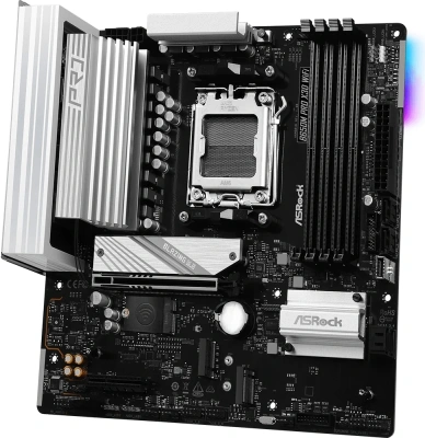 Материнская плата Asrock B650M PRO X3D Socket AM5 AMD B650 4xDDR5 mATX AC`97 8ch(7.1) 2.5Gg RAID+HDMI+DP