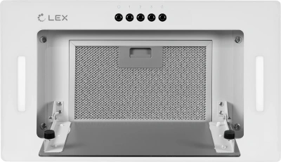 Вытяжка встраиваемая Lex GS Bloc G 600 WH белый управление: кнопочное (1 мотор)