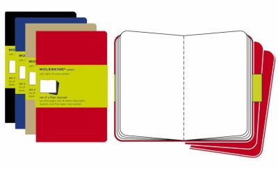 Блокнот Moleskine CAHIER JOURNAL QP423 XLarge 190х250мм обложка картон 120стр. нелинованный бежевый (3шт)