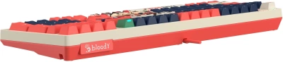 Клавиатура A4Tech AT98 Proxy Boom бежевый/красный USB for gamer LED (AT98) кабель 1.8м