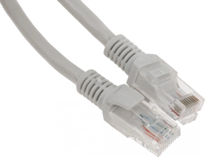 Патч-корд Premier PP6U-2M 10000Гбит/с UTP 4 пары cat.6 CCA molded 2м серый RJ-45 (m)-RJ-45 (m)