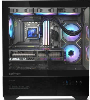 Корпус Zalman Chronix V2 черный без БП ATX 6x120mm 2x140mm 1xUSB2.0 1xUSB3.0 audio bott PSU
