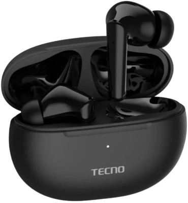 Гарнитура внутриканальные Tecno BD03 черный беспроводные bluetooth в ушной раковине (BD03 BLACK)