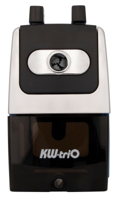 Точилка для карандашей механическая Kw-Trio 307Ablue 307A-BLU 1 отверстие металл синий