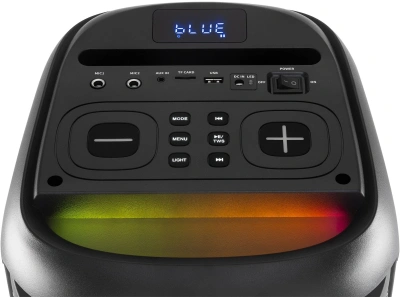 Минисистема Hyundai H-MC1237 черный 40Вт FM USB BT micro SD