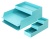 Органайзер настольный Deli ENS001blue Nusign синий пластик Органайзер настольный Deli ENS001blue Nusign синий пластик