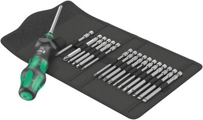 Набор отверток Wera Kraftform Kompakt Turbo Imperial 1 в компл.:19 предметов (WE-057483)