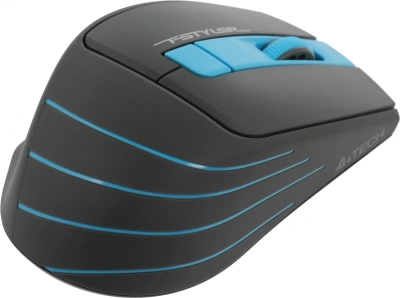 Мышь A4Tech Fstyler FG30S серый/синий оптическая 2000dpi silent беспров. USB 5but (FG30S BLUE)
