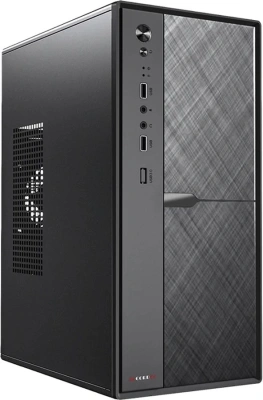 Корпус Accord ACC-1603 черный без БП mATX 1x80mm 2xUSB2.0 audio