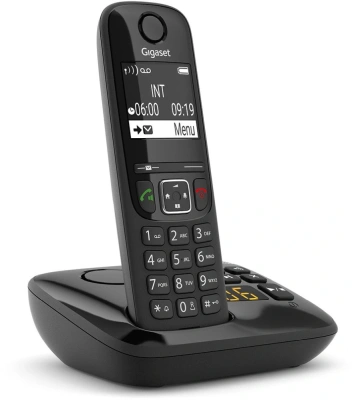 Р/Телефон Dect Gigaset AS690A черный автооветчик АОН