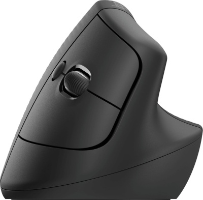 Мышь Logitech Lift графитовый оптическая 4000dpi silent беспров. BT/Radio USB для ноутбука 5but (910-006479)