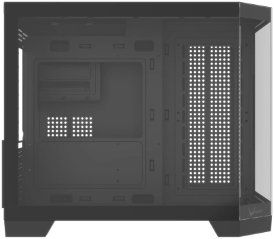 Корпус Formula Crystal Z6M Floe V2 черный без БП mATX 6x120mm 1xUSB2.0 1xUSB3.0 audio bott PSU