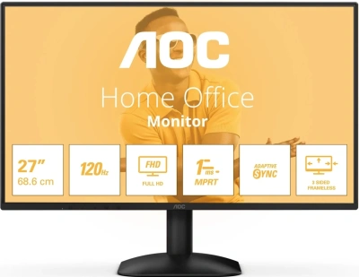 Монитор AOC 27" 27B31H черный IPS 16:9 HDMI матовая 300cd 178гр/178гр 1920x1080 120Hz VGA FHD 3.4кг