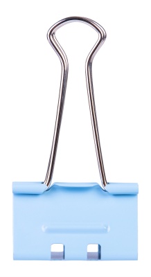 Зажимы Deli E8552S металл 41мм ассорти (упак.:24шт) пластиковая туба