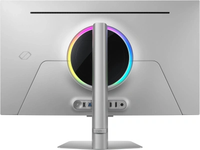 Монитор Samsung 32" Odyssey OLED G8 LS32FG812SIXCI серебристый OLED LED 16:9 HDMI матовая HAS Piv 260cd 178гр/178гр 3840x2160 240Hz FreeSync Premium Pro DP 4K USB 8.4кг