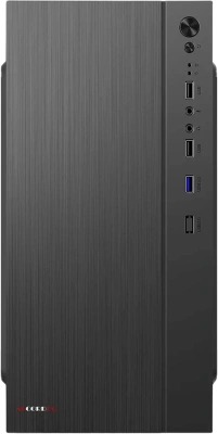 Корпус Accord ACC-XA05 черный без БП mATX 1x80mm 1x120mm 2xUSB2.0 1xUSB3.0 audio bott PSU