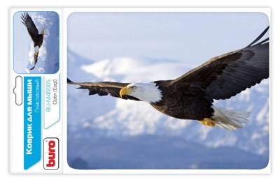 Коврик для мыши Buro BU-M40005 рисунок/орёл 230x180x2мм (25 шт. в упаковке)