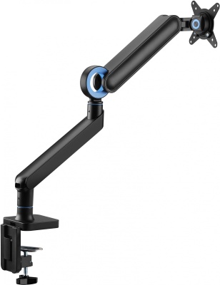 Кронштейн для мониторов Ultramounts UM719B черный 17"-35" макс.10.5кг крепление к столешнице поворот и наклон