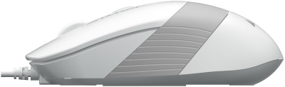 Мышь A4Tech Fstyler FM10S белый/серый оптическая 1600dpi silent USB 3but (FM10S USB WHITE)