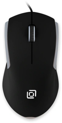 Мышь Оклик 245M черный оптическая 1000dpi USB 3but (471479)
